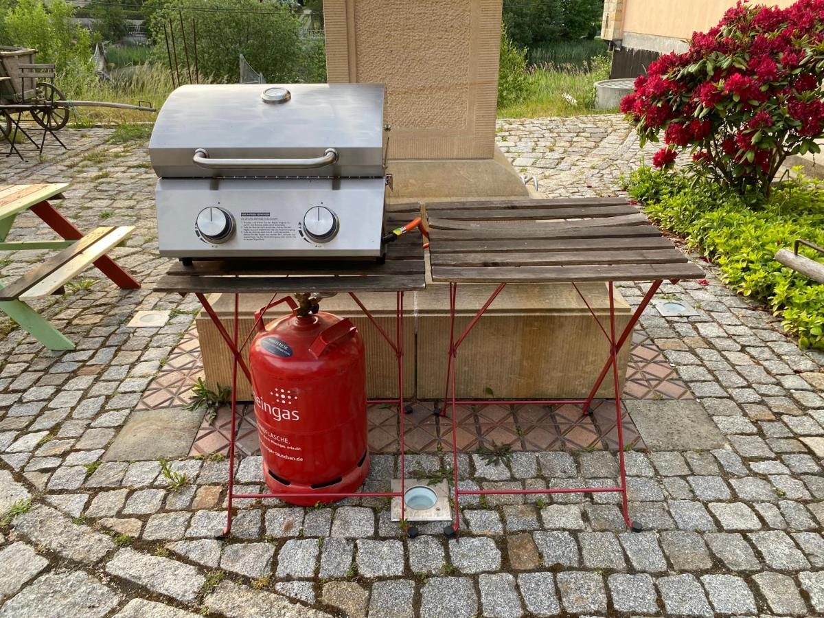 Ferienwohnung Wachstube Mit 3 Schlafraeumen Im Rittergut Leppersdorf Wachau Екстер'єр фото